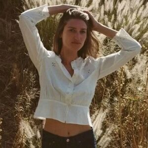 Doen Thyme Blouse in Salt